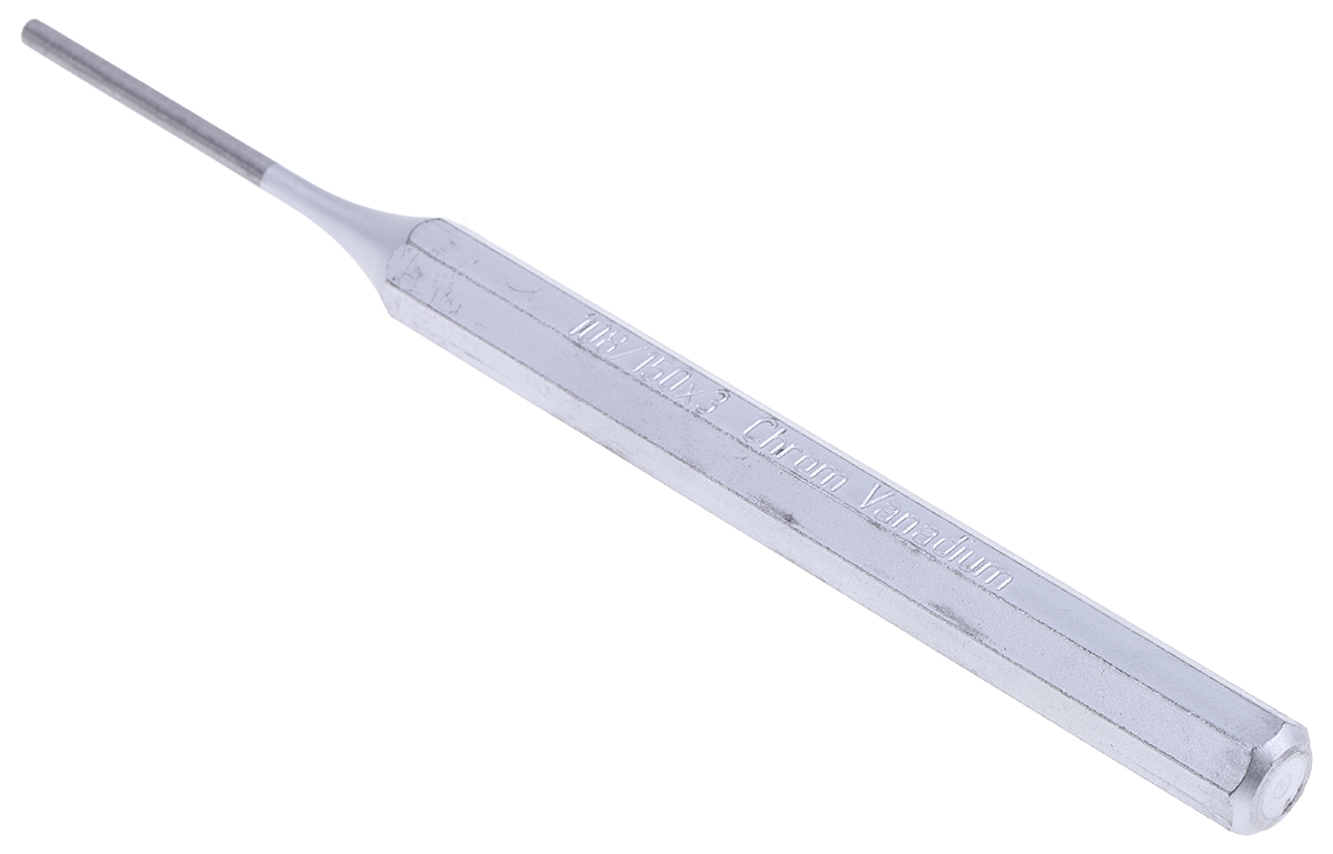 STAHLWILLE 1-Piece Punch, Parallel Pin Punch, 3.0 mm Shank, 150 mm Overall