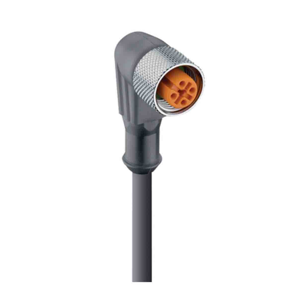 Lumberg Automation Female 4 way M12 to Unterminated Free End Sensor Actuator Cable, 5 m