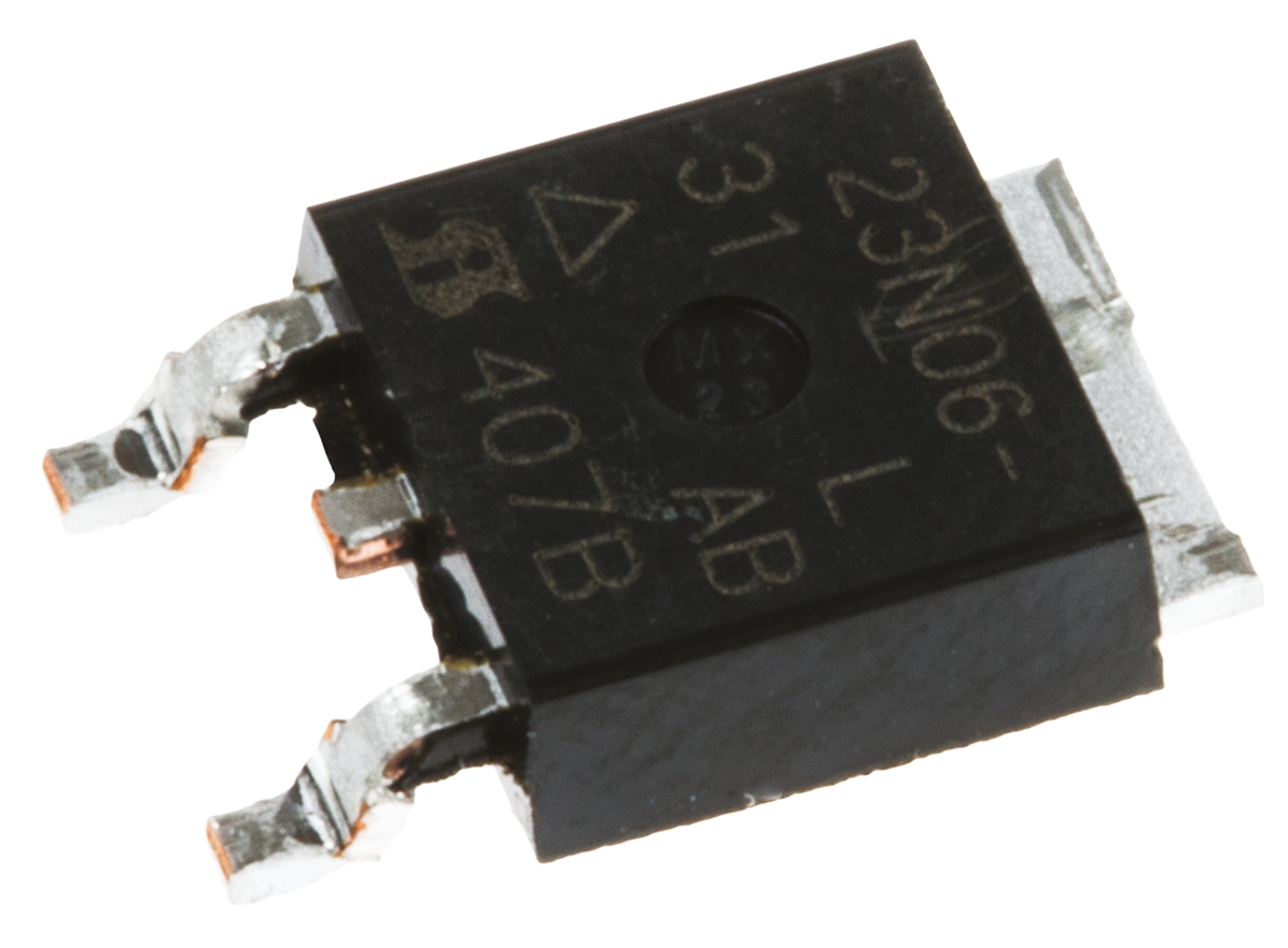Vishay SUD23N06-31 Type N-Channel MOSFET, 23 A, 60 V Enhancement, 3-Pin TO-252 SUD23N06-31-GE3