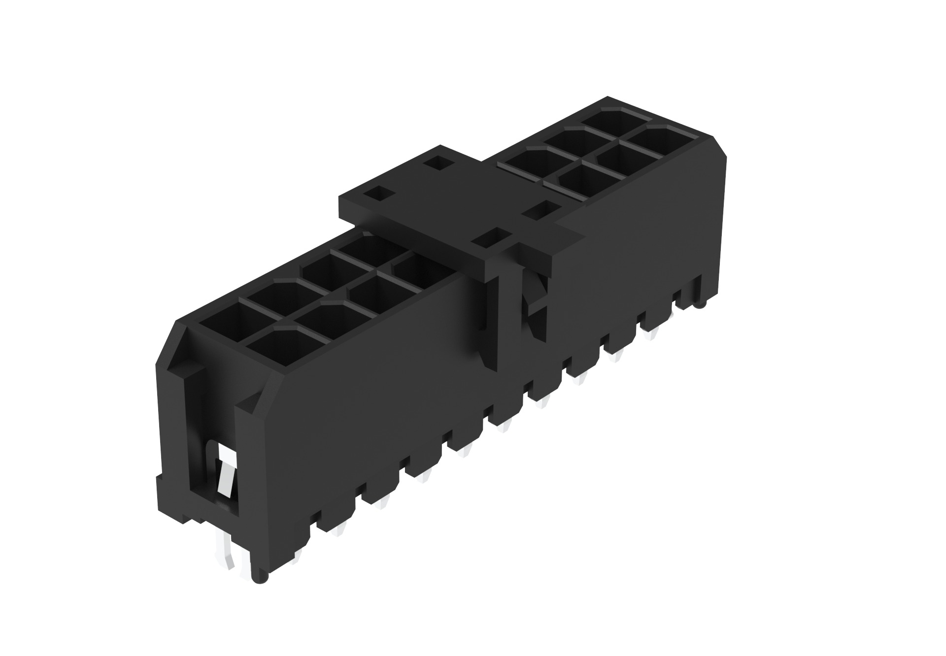 Amphenol Communications Solutions G88MP201020 Series Vertical Board Mount PCB Socket, 20-Contact, 2-Row, 3mm Pitch,