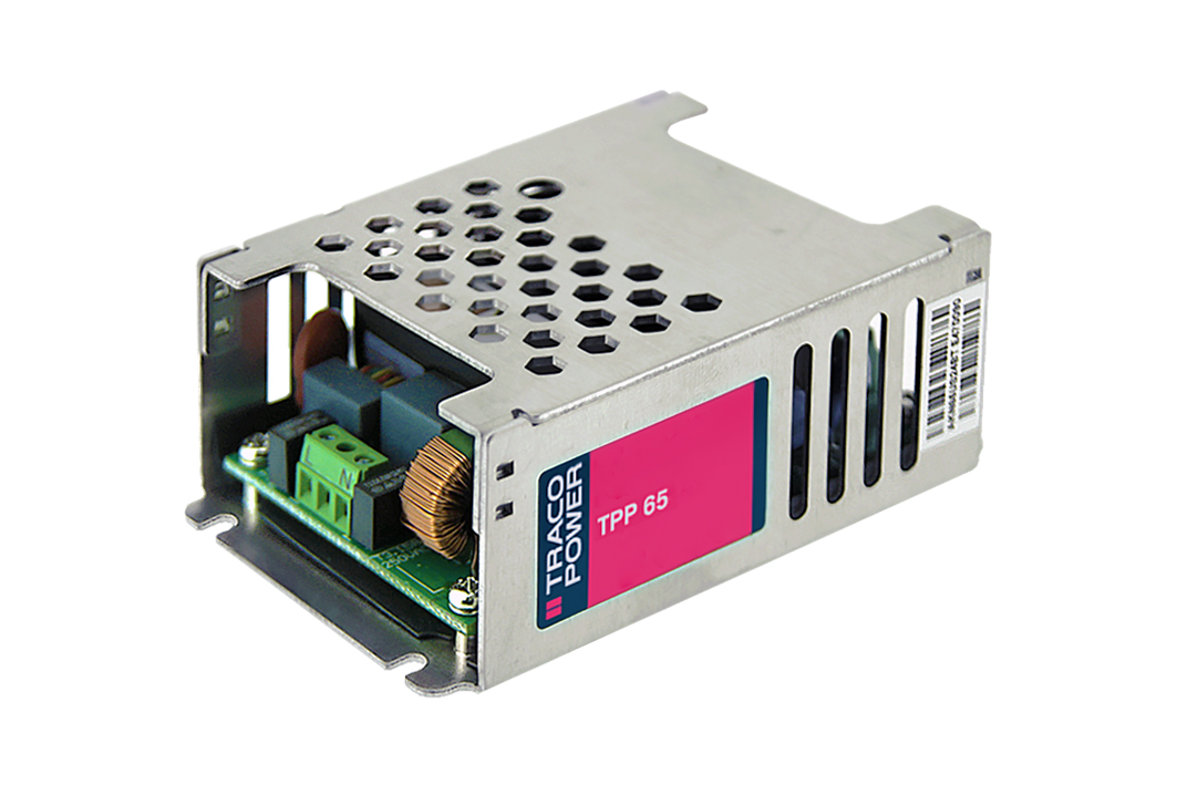 TRACOPOWER Switching Power Supply, TPP 65-3512, 5 V dc, 24 V dc, 2.71A, 65W, Dual Output, 85 → 264 V ac, 120
