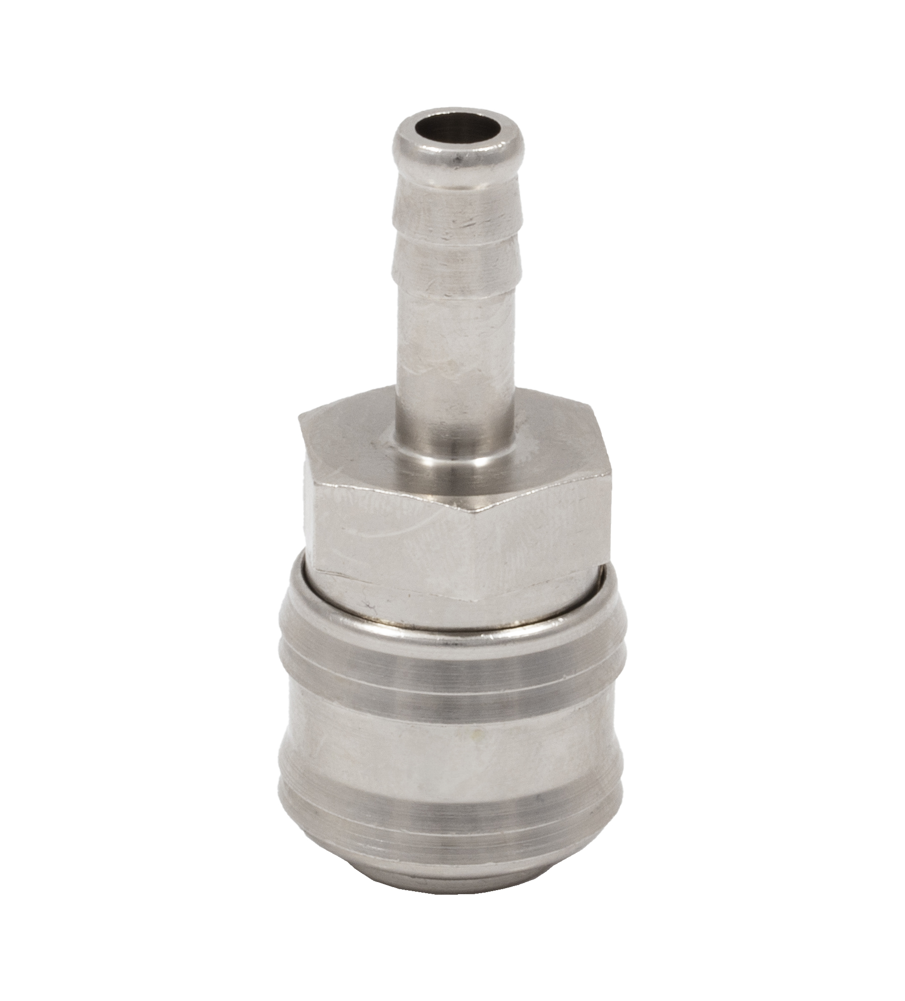 RS PRO Brass Female Pneumatic Quick Connect Coupling, 13mm Hose Barb