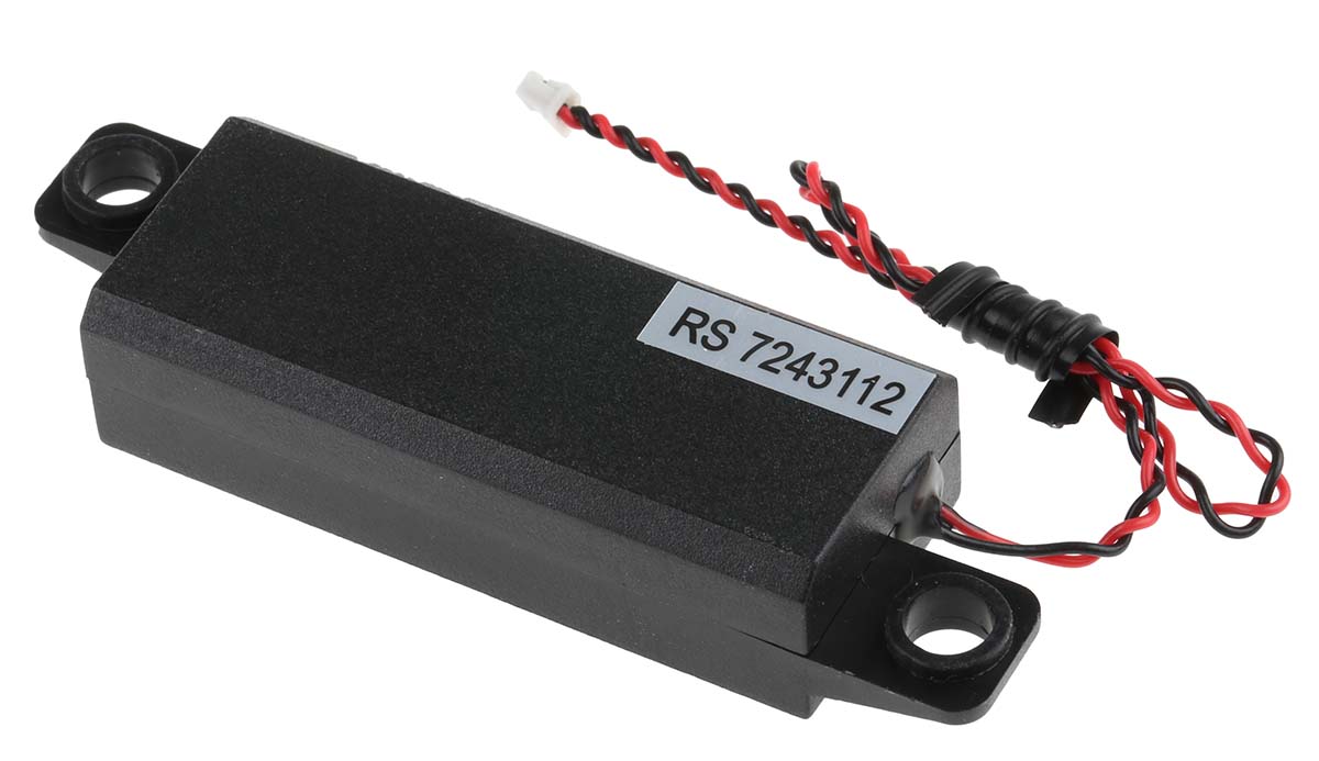 RS PRO 8Ω 1W Miniature Speaker 23mm Dia. , 180mm Lead Length, 23 x 57.5mm