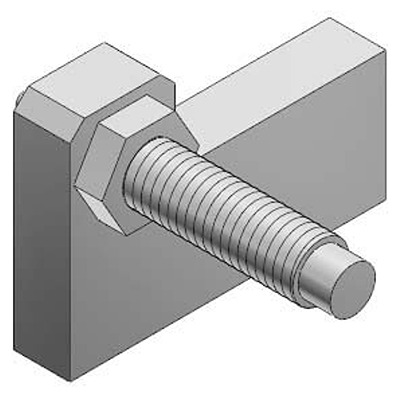 SMC Nut MXS-A1227, For Use With Pneumatic Cylinder