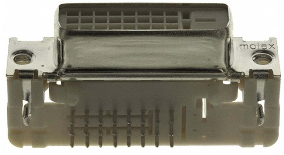 Molex MicroCross 74320 24 Way Right Angle Through Hole D-sub Connector Socket, 1.91mm Pitch