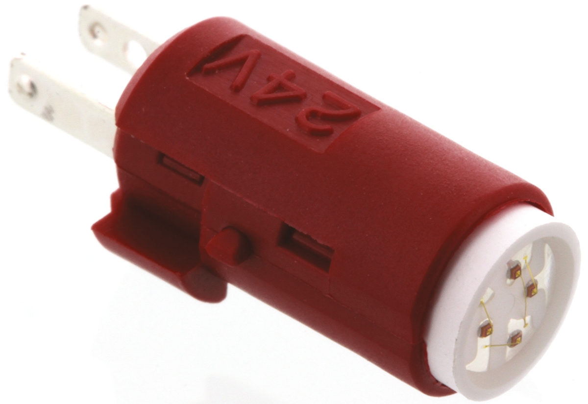 Omron Red LED Indicator Lamp, 24V dc
