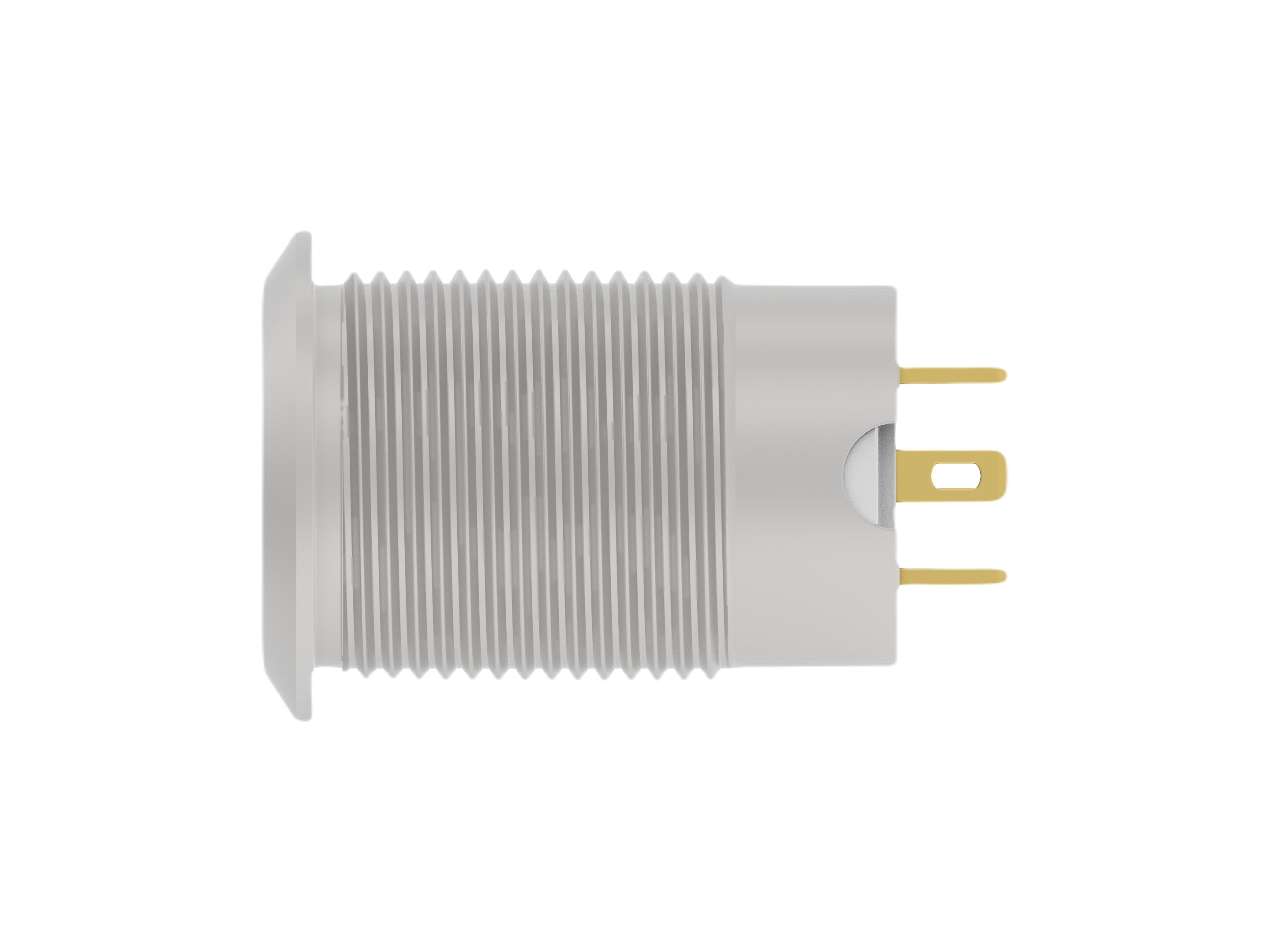 TE Connectivity AV 12 Series Illuminated Push Button Switch, Momentary, Screw Mount, 12mm Cutout, SPST, Red LED, 24V,