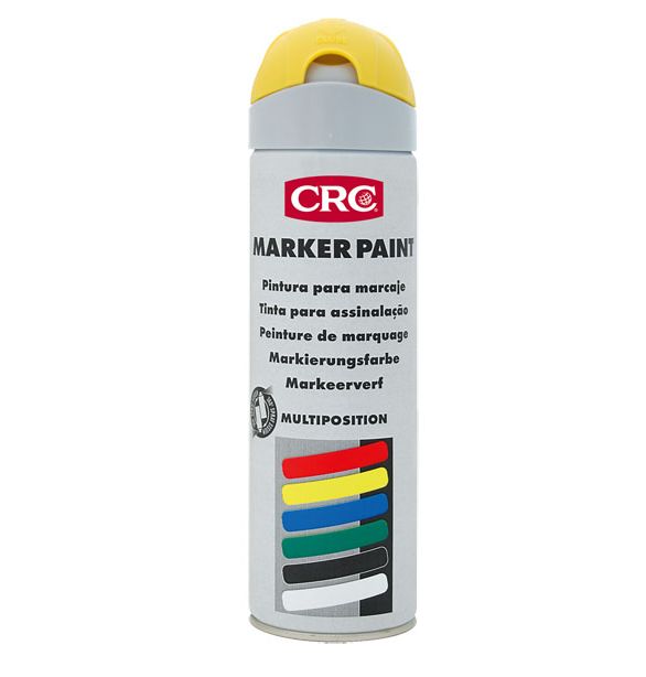 CRC 500ml RAL 1023 Yellow Matt Spray Paint