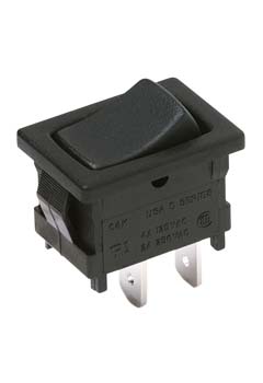 C & K SPST, On-Off Rocker Switch