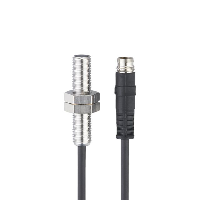ifm electronic Inductive Threaded Barrel Proximity Sensor, M8, 2 mm Detection, PNP NO, 10 → 36 V dc