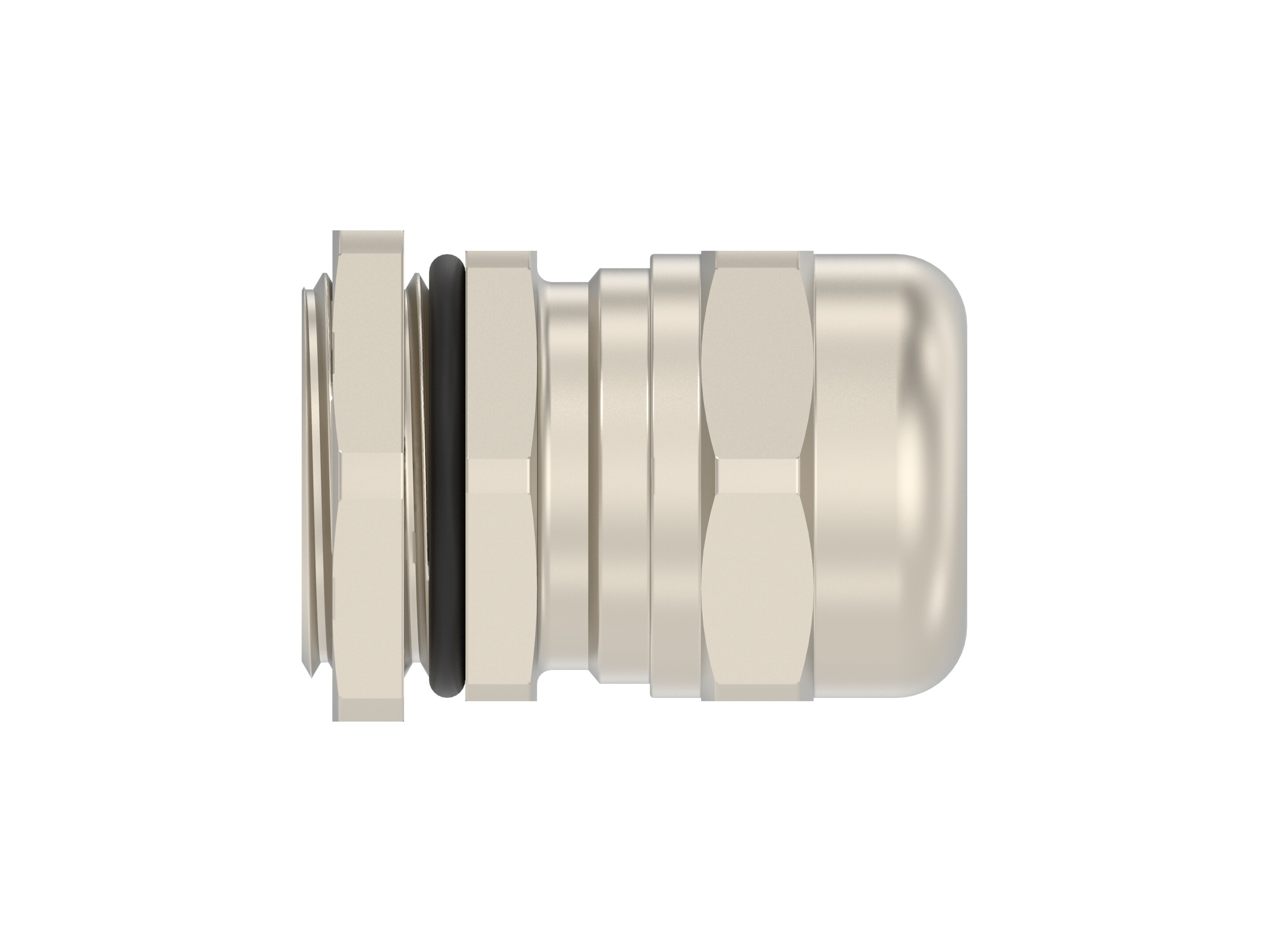 Entrelec 1SNG Series Brass Brass, CR, NBR, PA 6 Cable Gland, M20 Thread, 6mm min., 12mm max., IP66, IP68