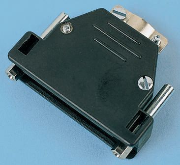 MH Connectors MHED Series ABS D Sub Backshell, 25 Way, Strain Relief