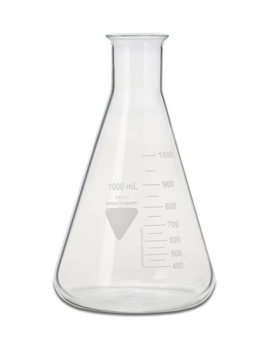 RS PRO Borosilicate Glass 50ml Laboratory Flask