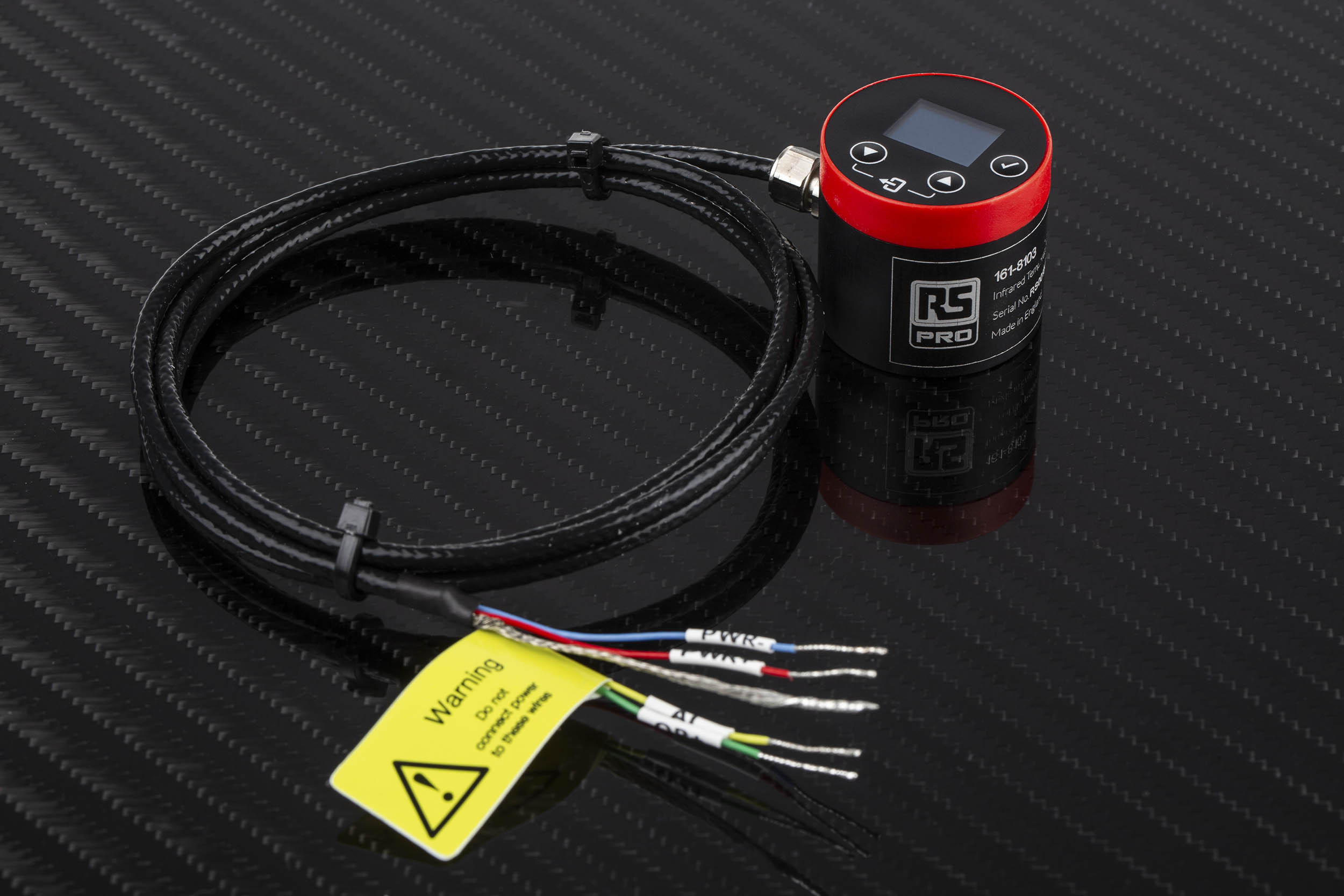 RS PRO V Output Signal  IR Temperature Sensor, 1m Cable, 0°C to +1000°C