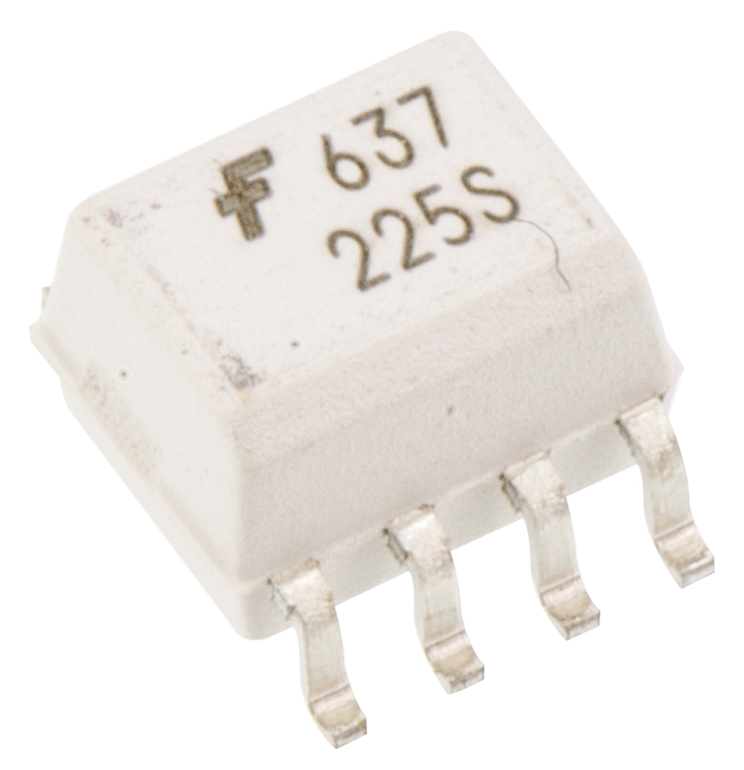onsemi, HCPL0637 DC Input Logic Gate Output Dual Optocoupler, Surface Mount, 8-Pin SOIC