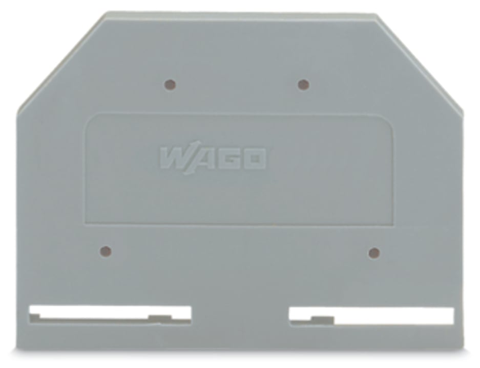 WAGO 281 Series End And Intermediate Plate for Use with Rail Mount Terminal Blocks