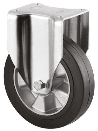 Tente Fixed Castor Wheel, 300kg Capacity, 125mm Wheel