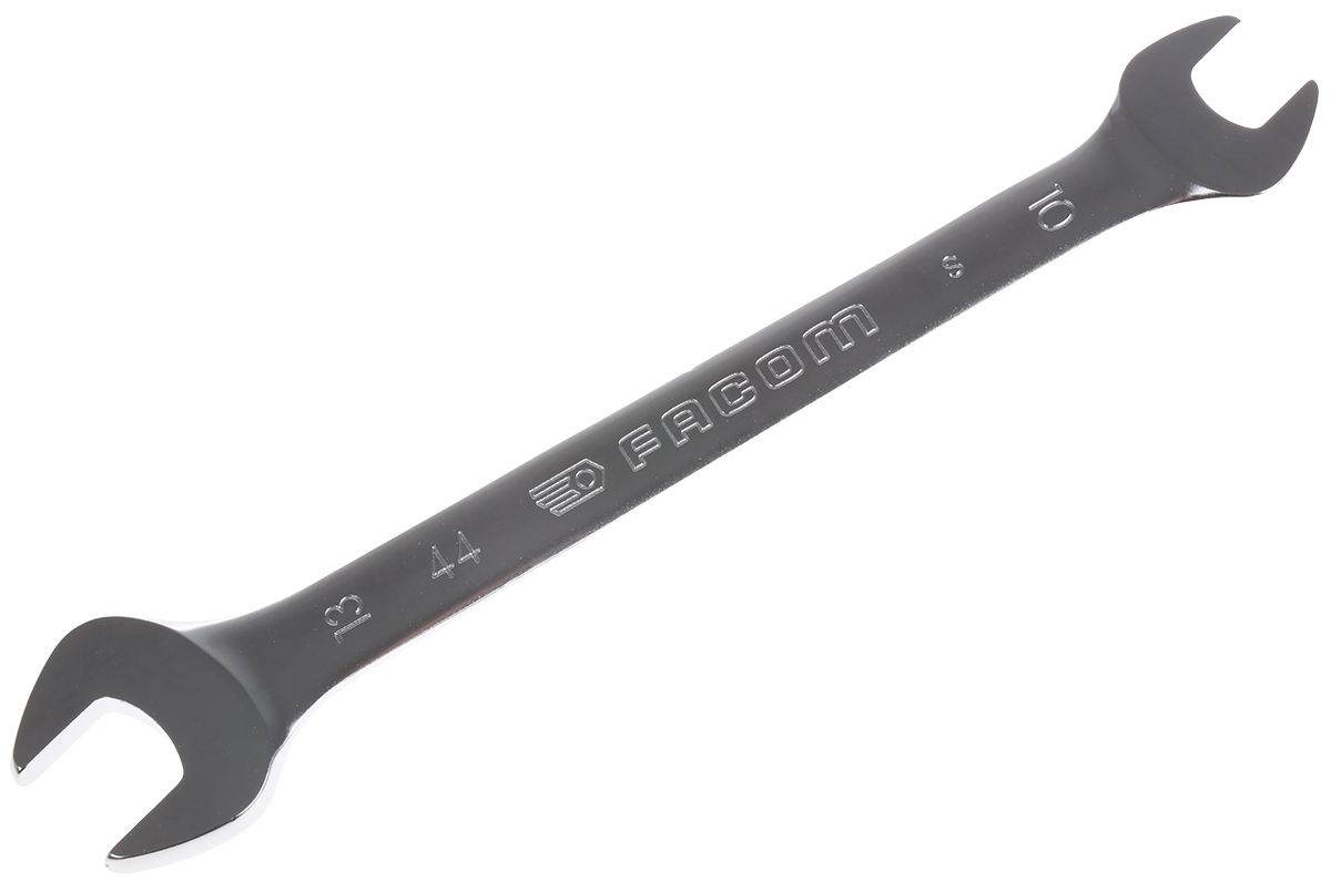 Facom 44 Series Double Ended Open Spanner, 10mm, Metric, Double Ended, 162 mm Overall