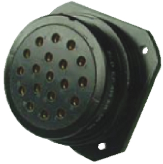 Amphenol Socapex Circular Connector, 19 Contacts, Panel, Standard Connector, Socket, Female, IP55, SL61 Series