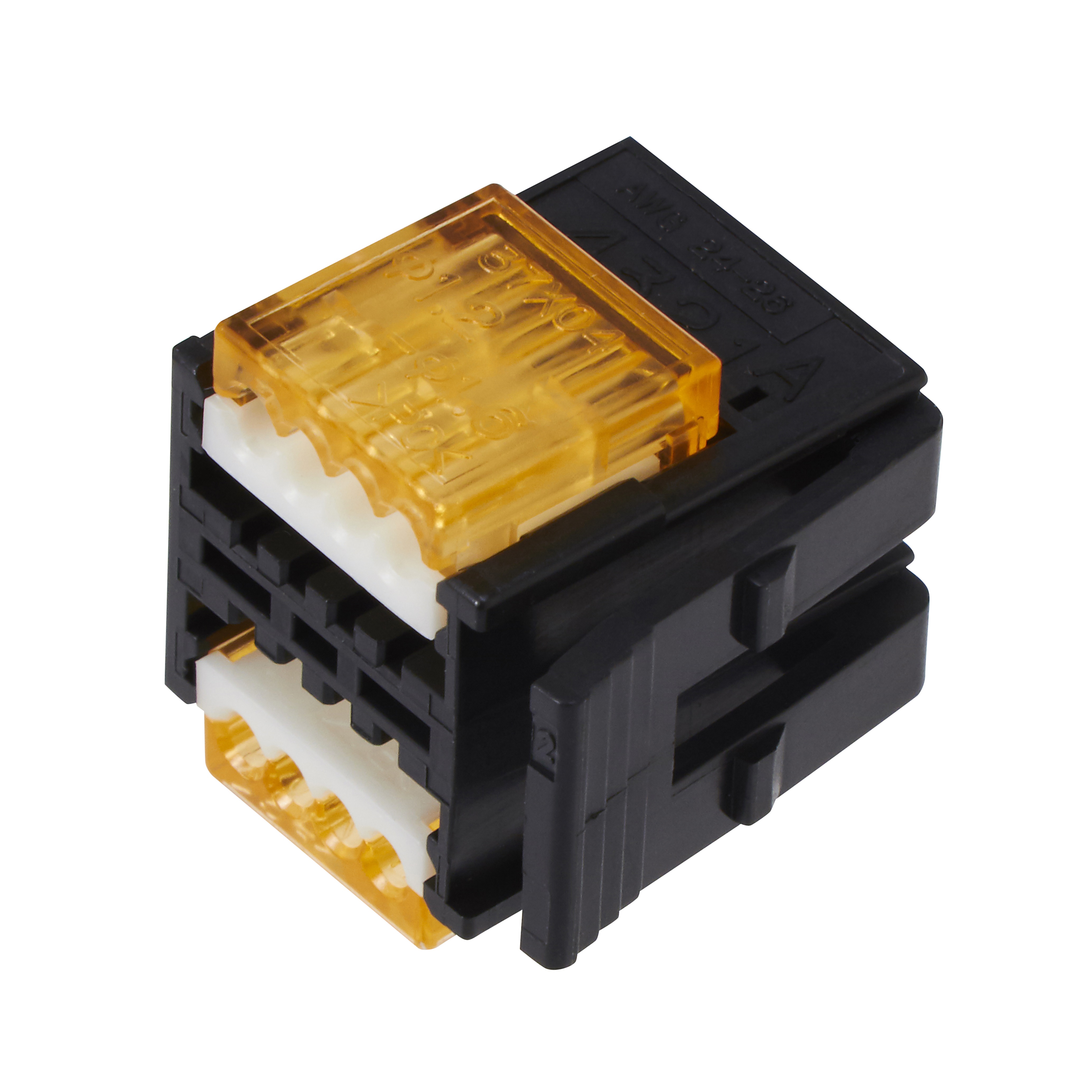 3M 371 Series Terminal Plug, 4-Way, 3A, 20 → 26 AWG Wire, IDC Termination