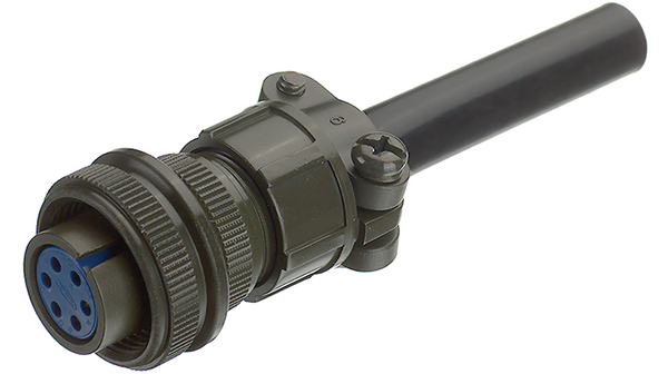 Fujikura 10 Way Cable Mount MIL Spec Circular Connector Socket, Socket Contacts,Shell Size 18mm, MIL-DTL-5015