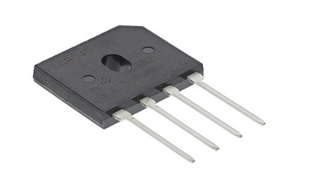 Vishay Bridge Rectifier, 4A, 200V, 4-Pin