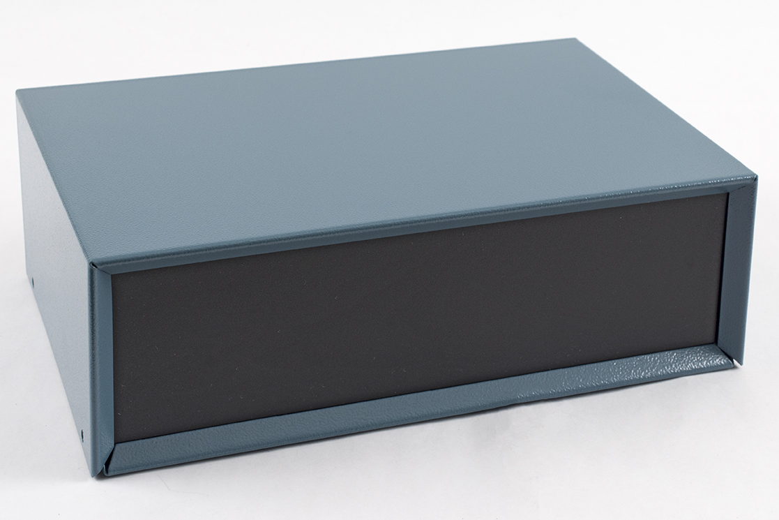 Hammond 1426 Blue, Aluminium & Steel Enclosure, 305 x 203 x 102mm