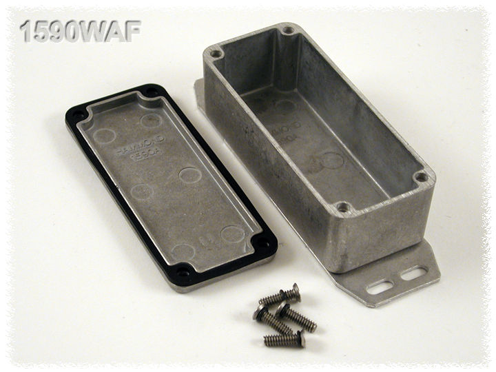Hammond 1590 Series Die Cast Aluminium Enclosure, IP65, Flanged, 33 x 39 x 93mm