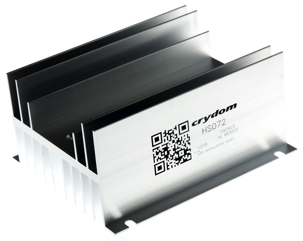 Sensata Crydom HS Series Panel Mount Relay Heatsink for Use with 1-2 Single/Dual Solid State Relays