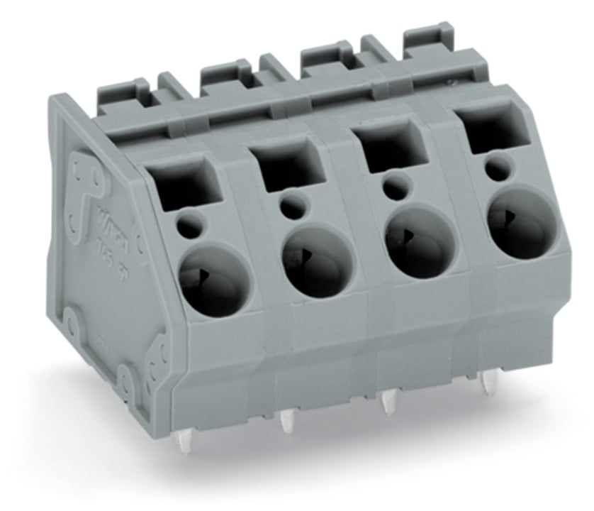 WAGO 745 Series PCB Connector, 9-Contact, 10mm Pitch, Through Hole Mount, 1-Row, Cage Clamp Termination