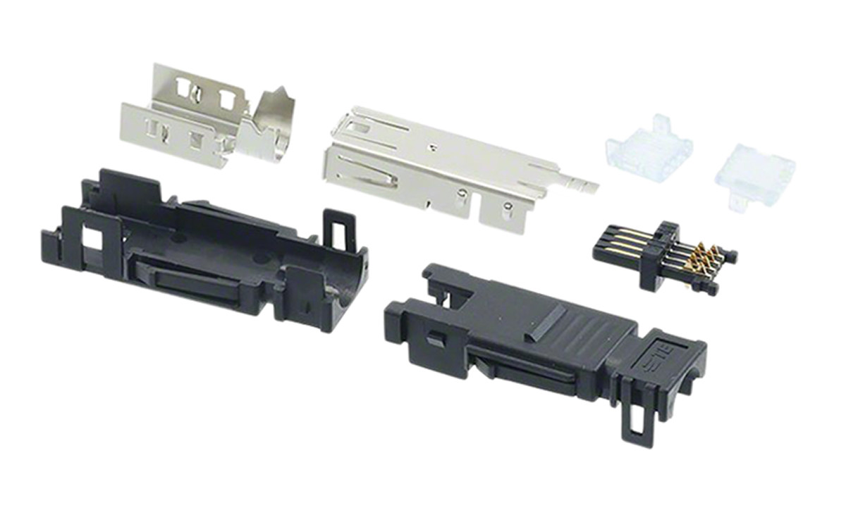 TE Connectivity, Type II Cable Mount Mini I/O Connector Female, 8 Way, Shielded