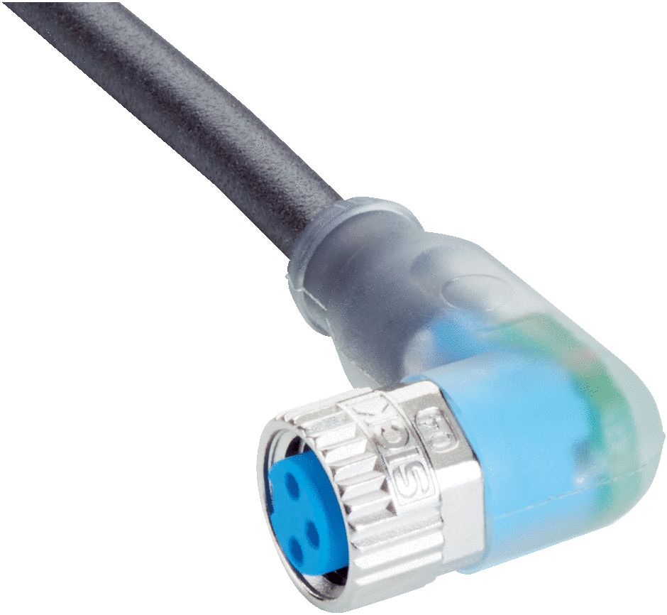 SICK Female 3 way M8 to Free End Sensor Actuator Cable, 2 m