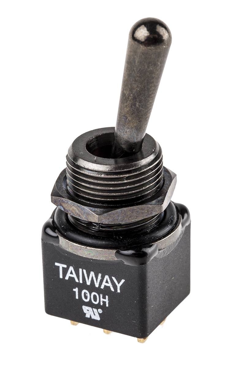 RS PRO Toggle Switch, PCB Mount, On-On, DPDT, Solder Terminal