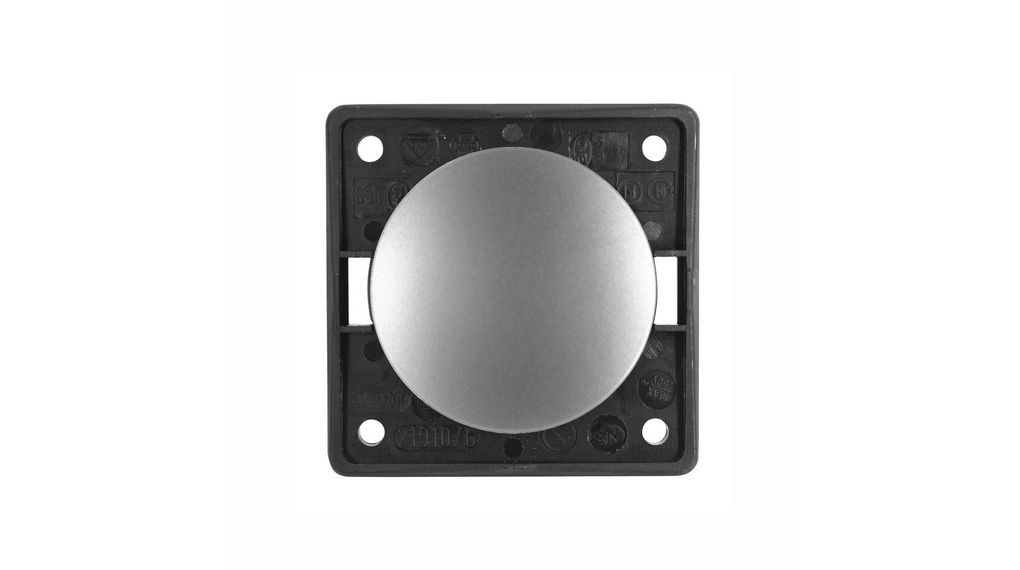 Berker Chrome Rocker Switch, 1 Gang, INTEGRO