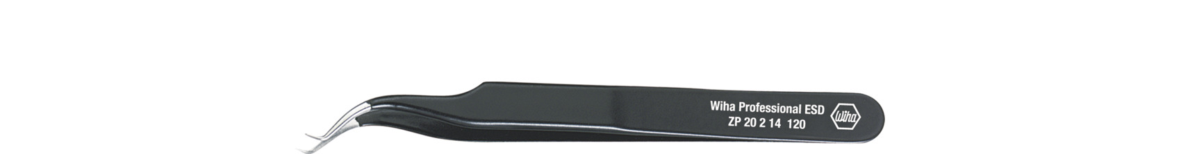 Wiha 120 mm, Extra Fine, ESD Tweezers