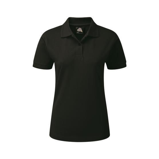 Orn Wren Black Cotton, Polyester Polo Shirt, EUR- 106cm