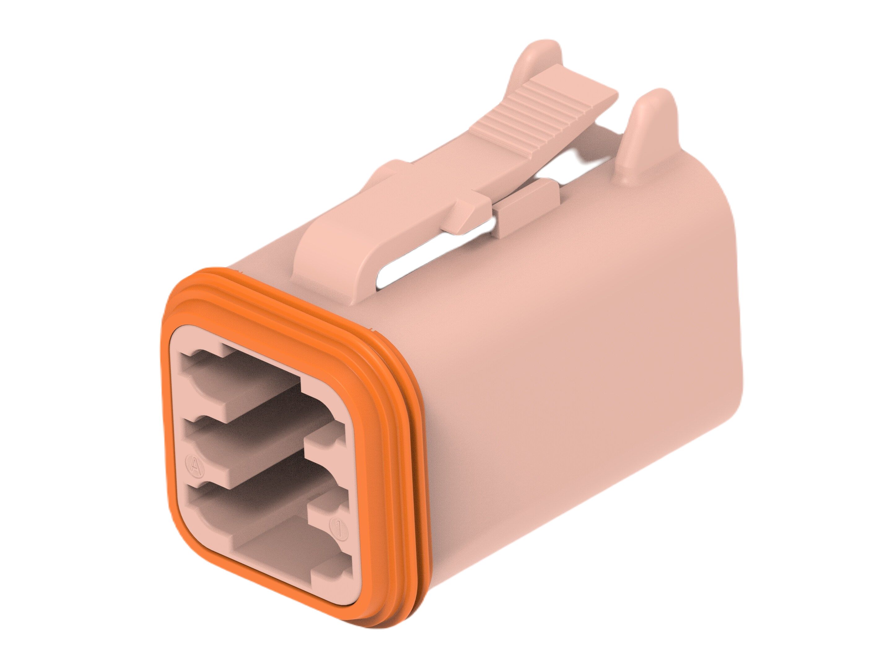 TE Connectivity, DT06-6S Automotive Connector Socket Brown Cable 6 Way, Cable Termination DT06-6S-TE09