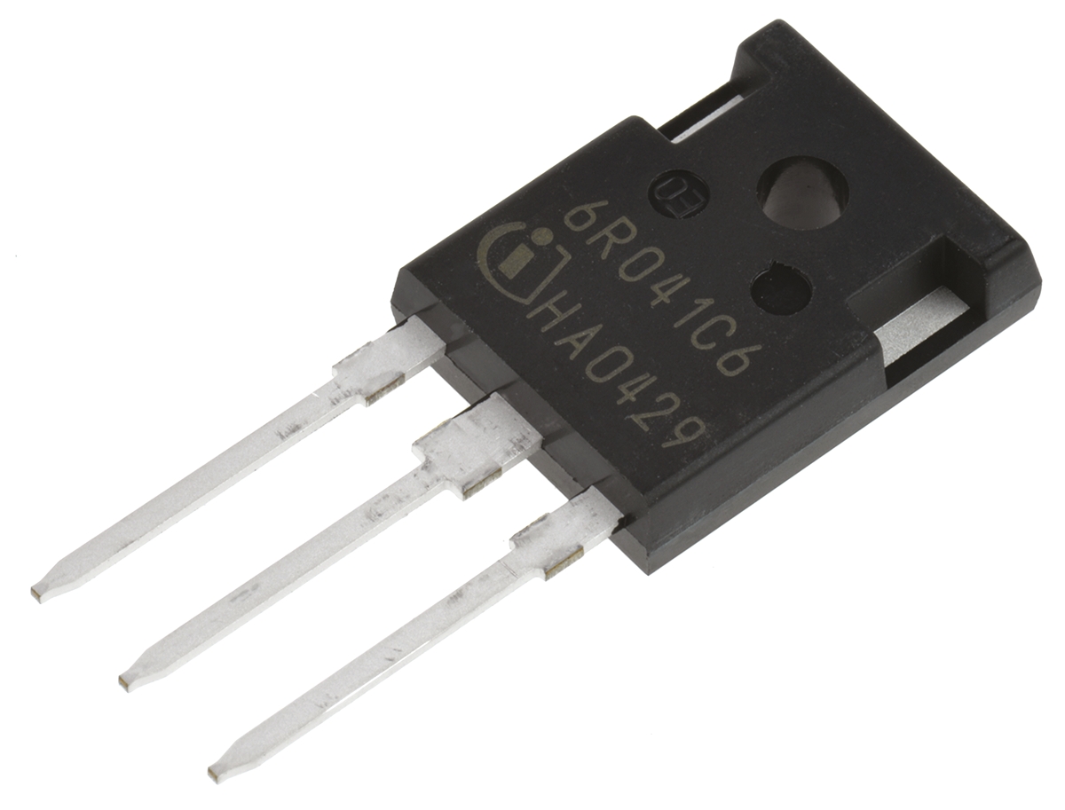 Infineon CoolMOS C6 Type N-Channel MOSFET, 77 A, 650 V Enhancement, 3-Pin TO-247 IPW60R041C6FKSA1
