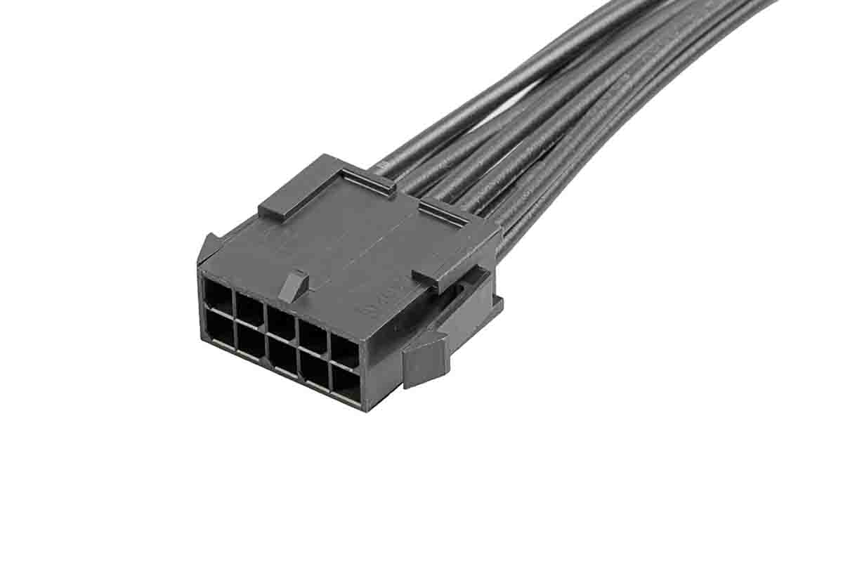 Molex 10 Way Male Micro-Fit 3.0 to 10 Way Male Micro-Fit 3.0 Wire to Board Cable, 600mm