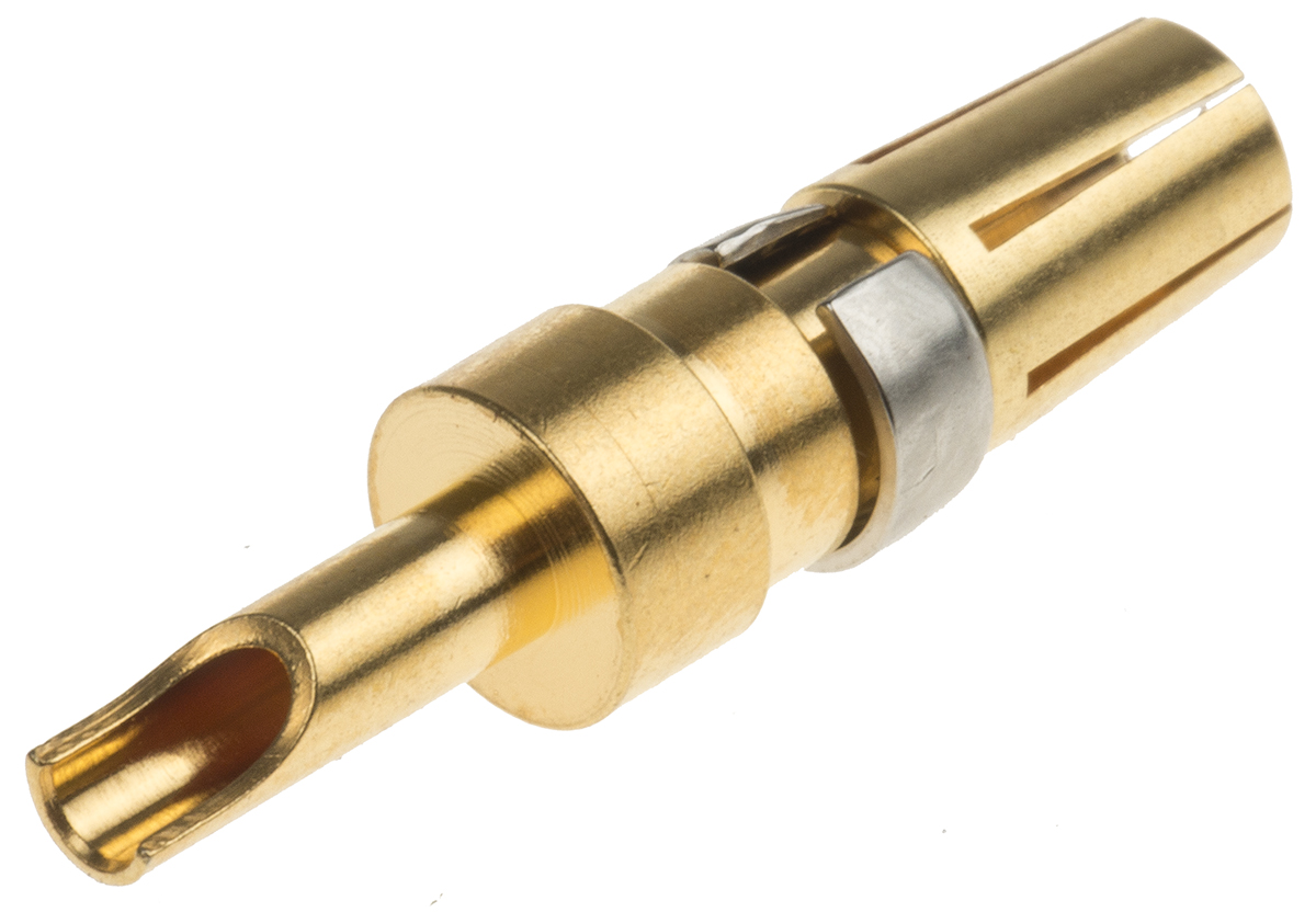 RS PRO , Straight , Female Gold , Copper Alloy , Backplane Connector Contact