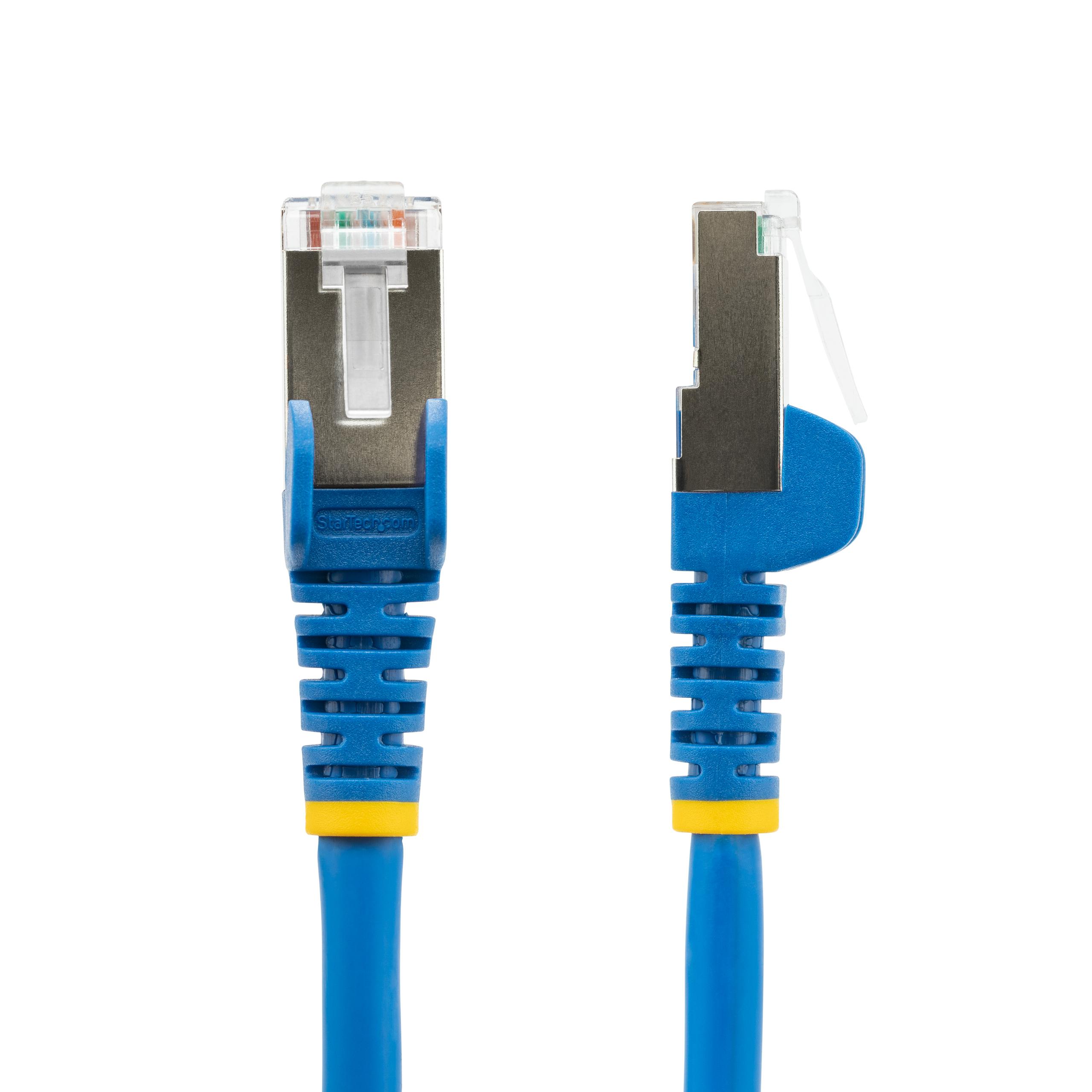 StarTech.comNLBL, 10m Cat6a, Blue RJ45 to Male RJ45 Male, Braid Shielded, Terminated LSZH Sheath