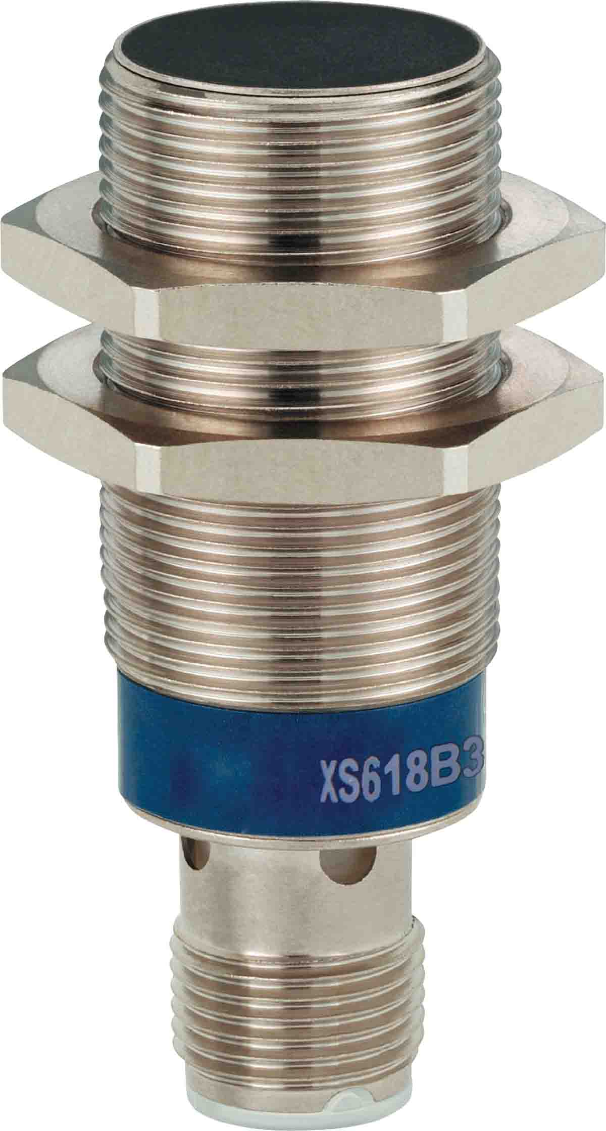 Telemecanique Sensors Inductive Threaded Barrel Proximity Sensor, M8, 2 mm Detection, NPN NO, 12 → 24 V dc