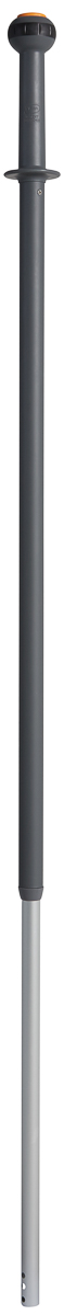 Vikan Grey Aluminium Telescopic Mop Handle, 1.235m, for use with Vikan mop frames
