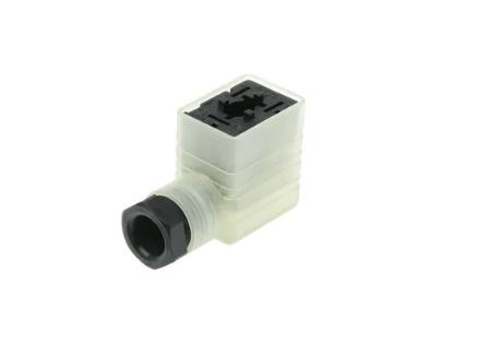 Hirschmann GML 2P+E DIN 43650 B, Female Solenoid Valve Connector with Indicator Light, 250 V ac/dc Voltage