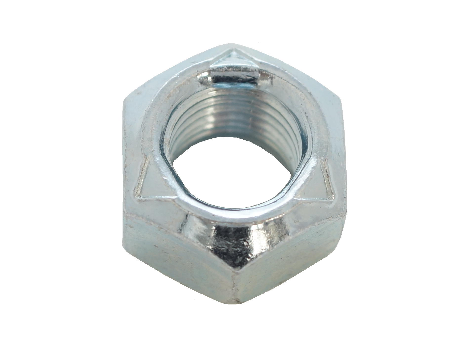 RS PRO, Bright Zinc Plated Steel Locking Nut, DIN 980V, M6