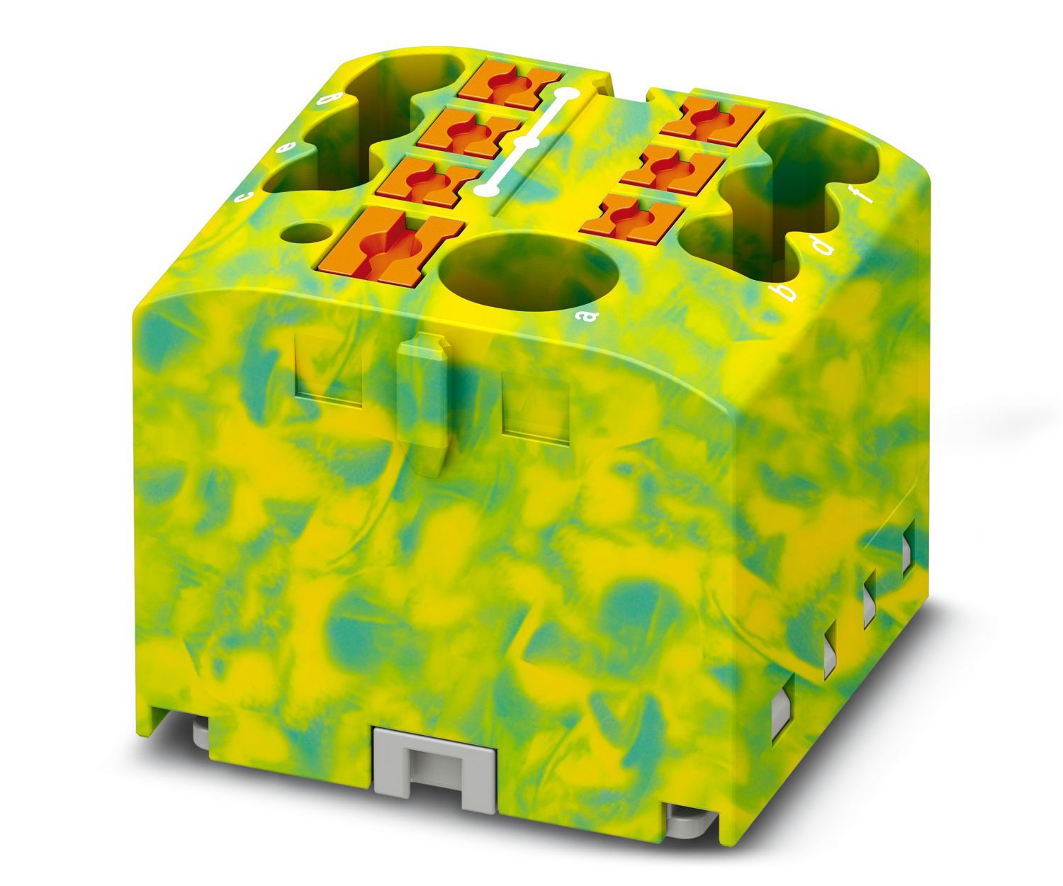 Phoenix Contact Distribution Block, 6mm², 41A, 450 V, Green, Yellow