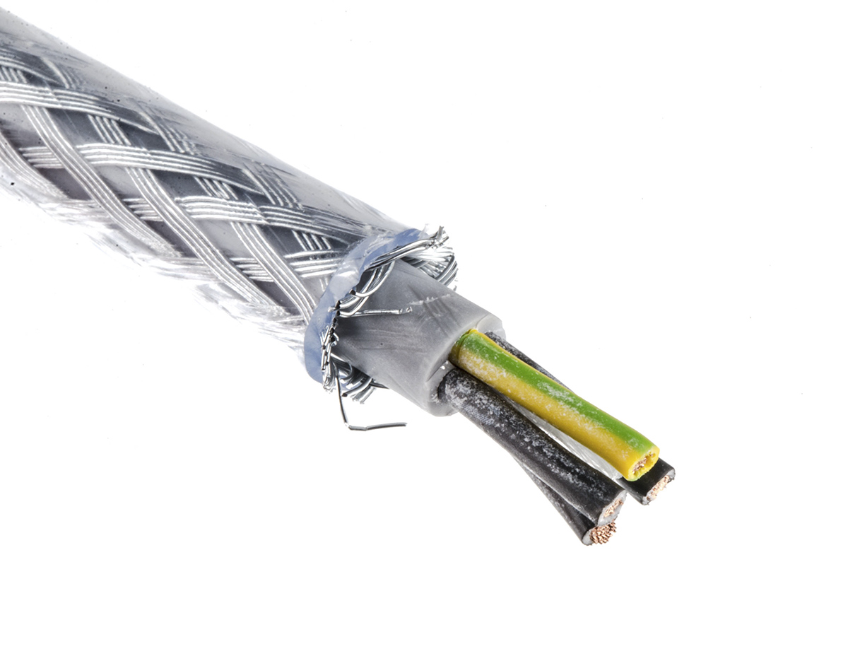 Lapp ÖLFLEX CLASSIC 110 SY Control Cable, 5 Cores, 0.75 mm² CSA 18 AWG, Screened, 50 m, Transparent Polyvinyl Chloride