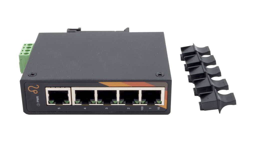 Exsys EX-6220, Unmanaged 5 Port Gigabit Switch