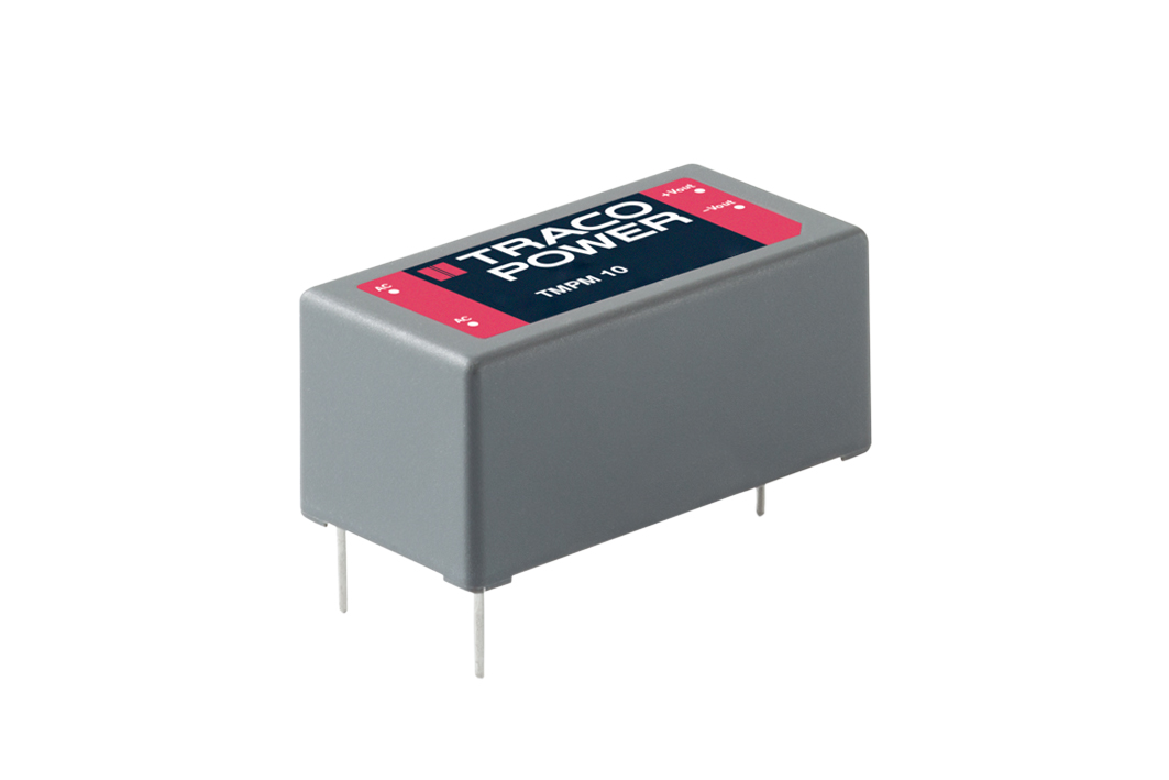 TRACOPOWER Switching Power Supply, TMPM 10105, 5V dc, 2A, 10W, 1 Output, 120 → 370 V dc, 85 → 264 V ac