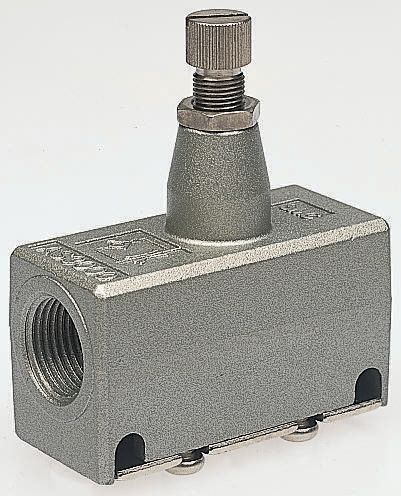 SMC AS Series Threaded Flow Regulator, G 1/4 Female Inlet Port x G 1/4 Female Outlet Port
